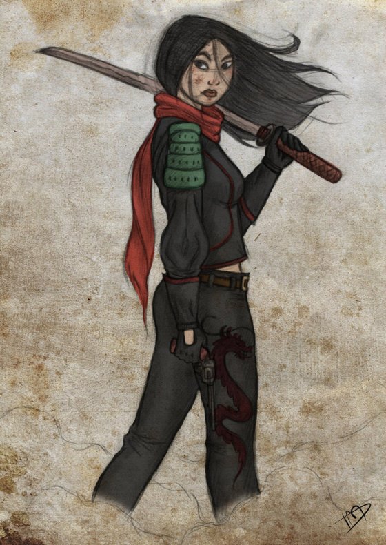 Fa Mulan from "Mulan" - does the zompocalypse require me cross-dressing? Because that's kinda my thing...